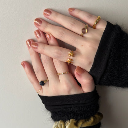 [ gold ] meteor [ free size ]