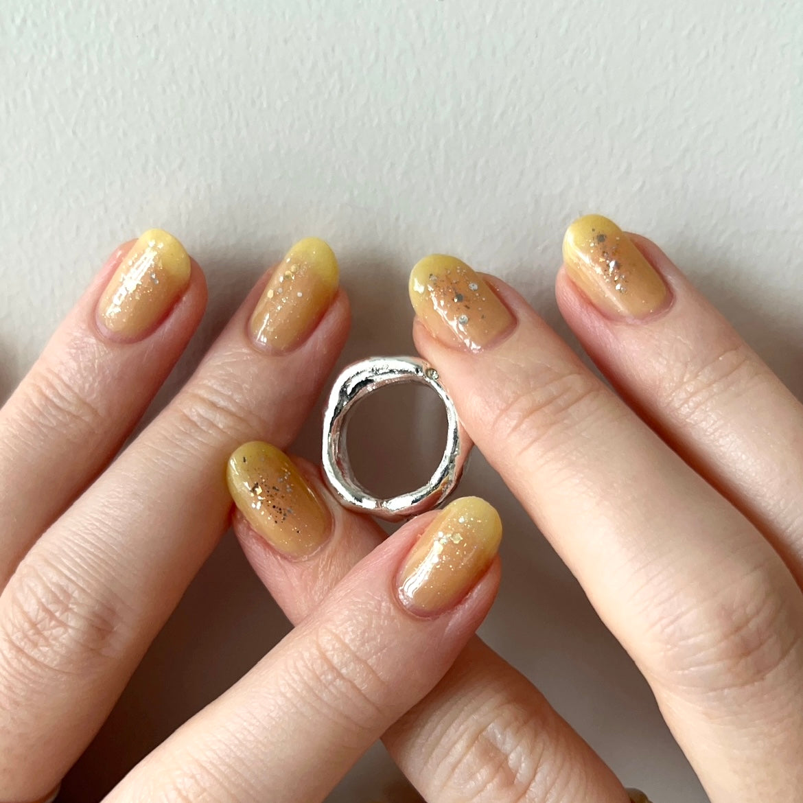 [ mint ] nuanced pinky ring [ silver ]