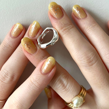 [ mint ] nuanced pinky ring [ silver ]