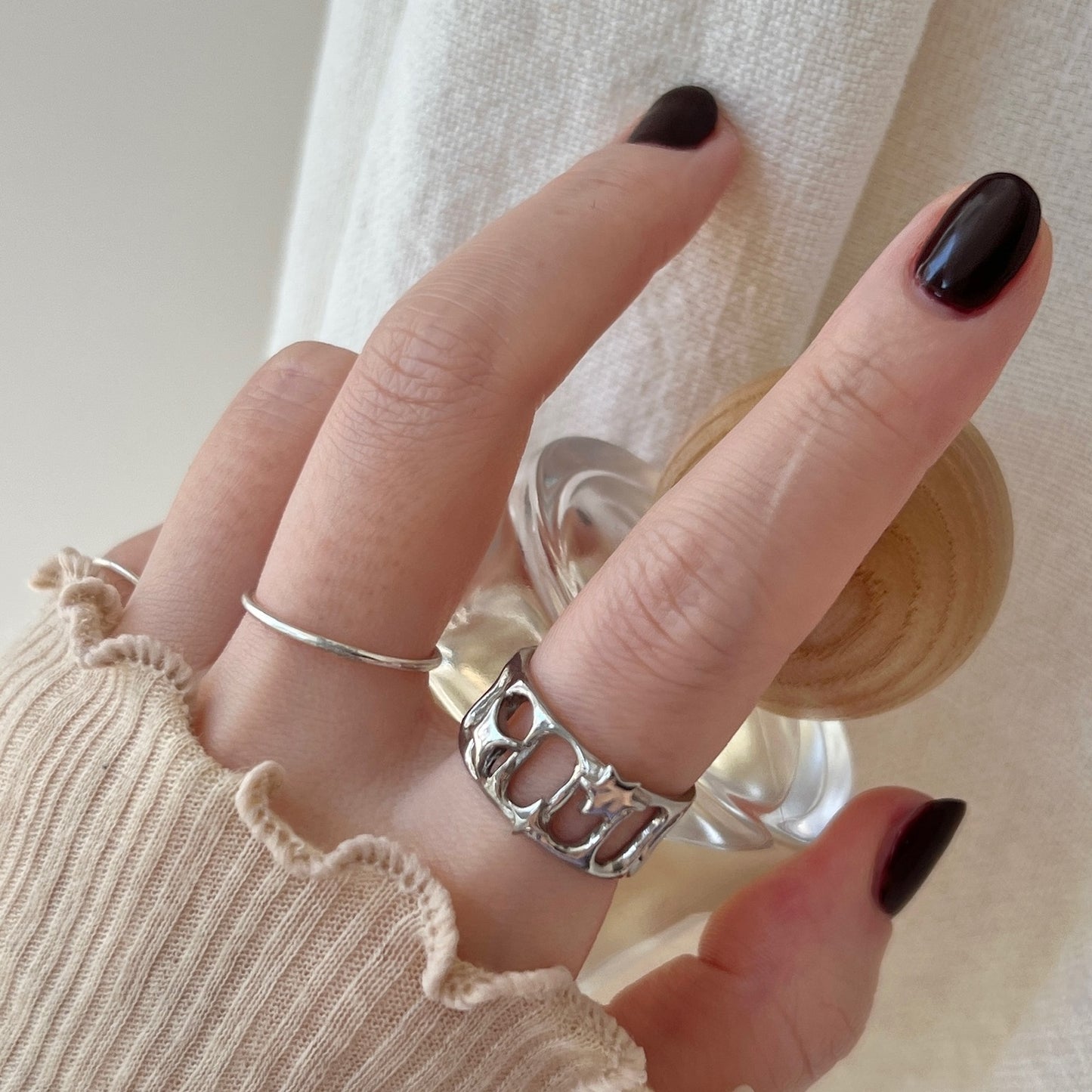 [ lux ring ] ring silver