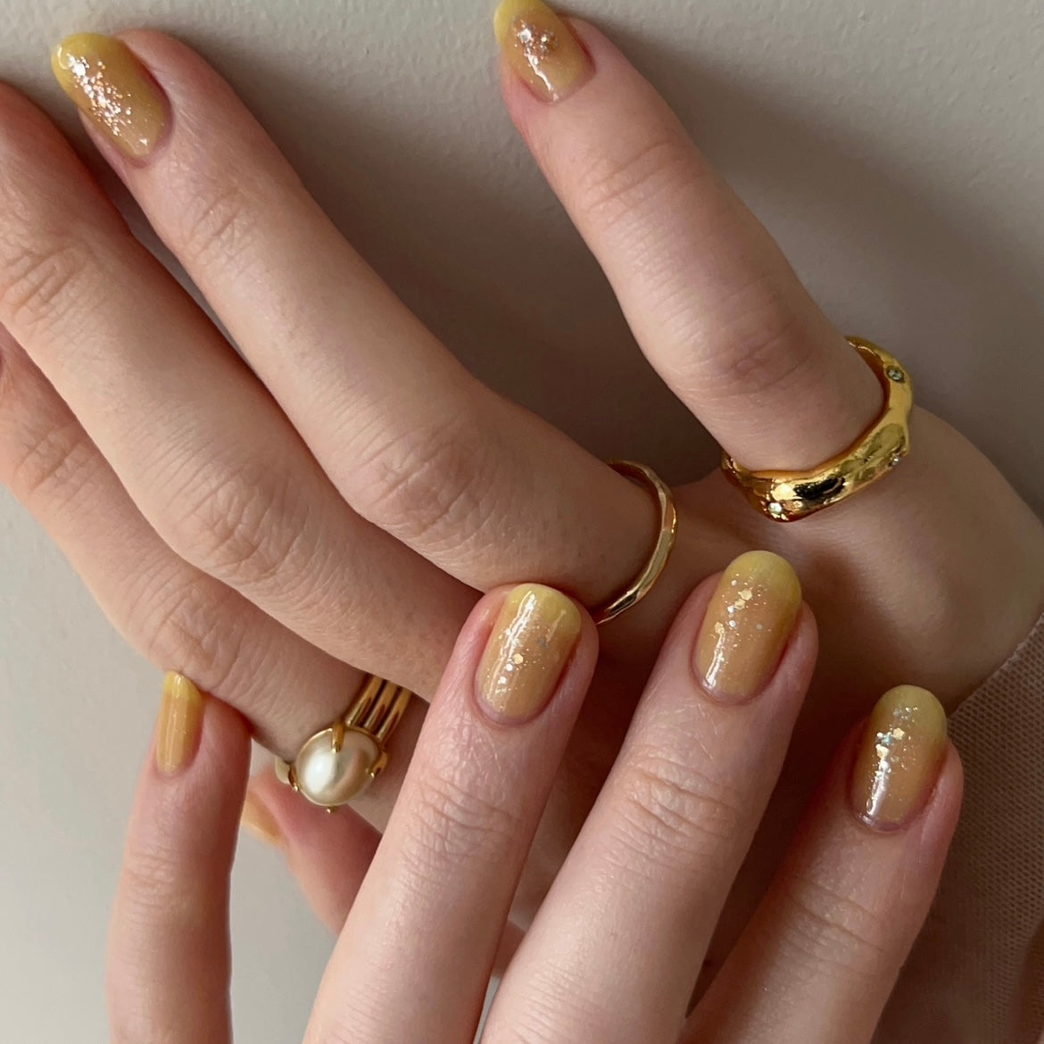 [ mint ] nuanced pinky ring [ gold ]