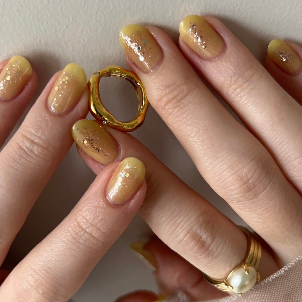 [ mint ] nuanced pinky ring [ gold ]