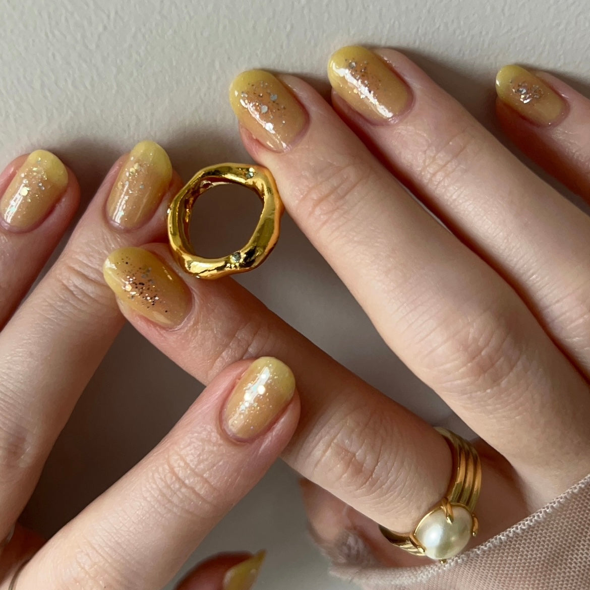 [ mint ] nuanced pinky ring [ gold ]