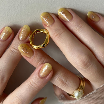 [ mint ] nuanced pinky ring [ gold ]