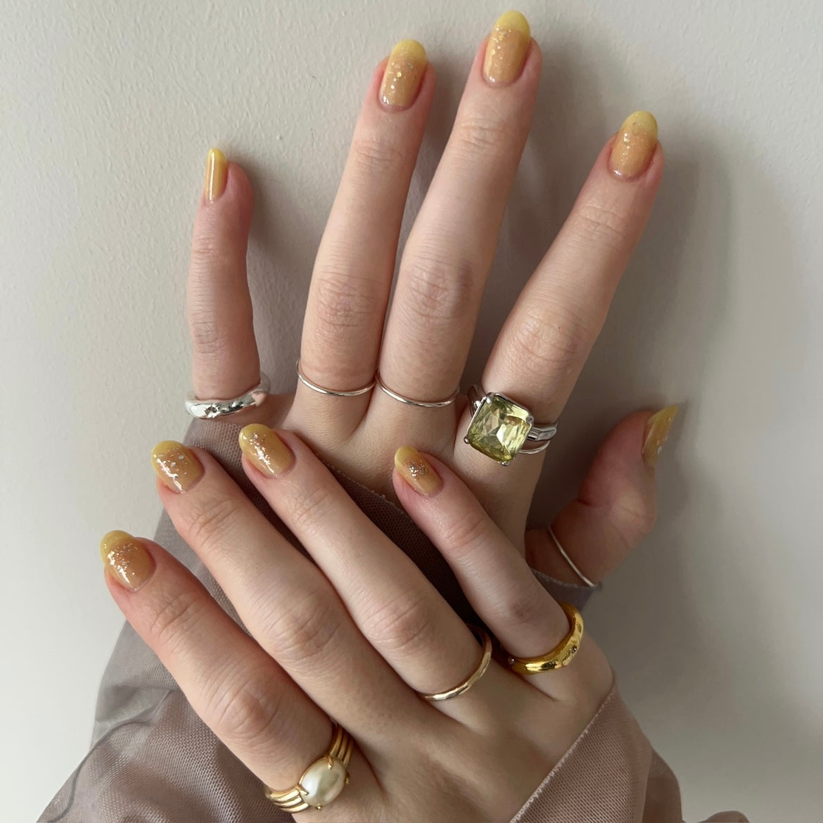 [ mint ] nuanced pinky ring [ gold ]