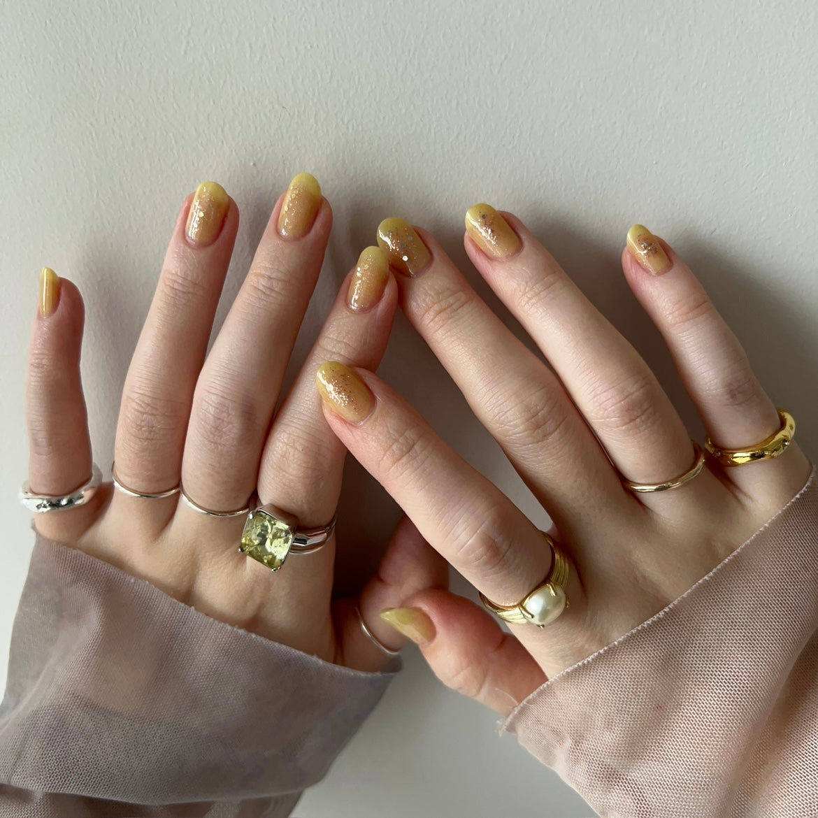 [ mint ] nuanced pinky ring [ gold ]