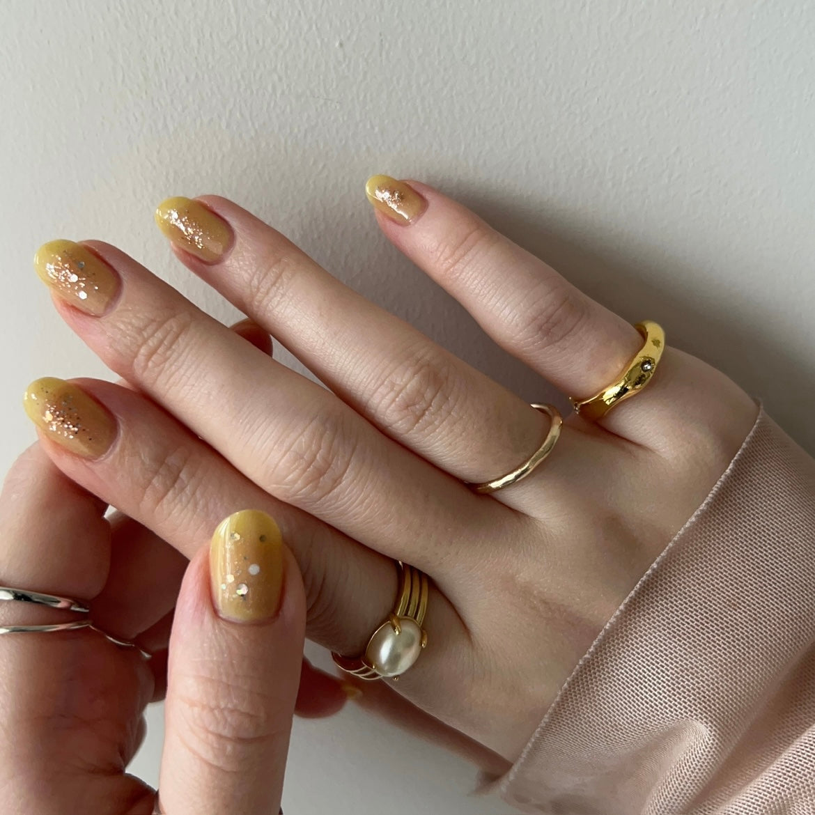 [ mint ] nuanced pinky ring [ gold ]