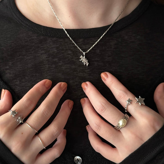 [ silver ] ptolemaeus necklace [ free size ]