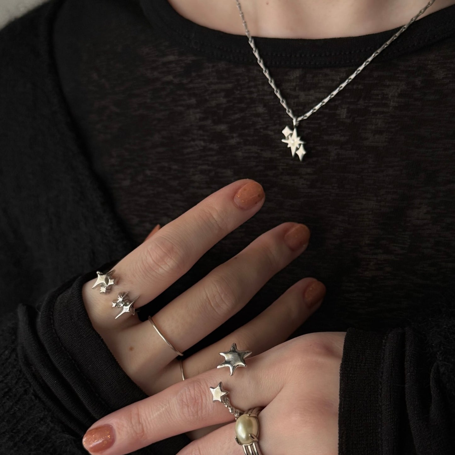 [ silver ] ptolemaeus necklace [ free size ]