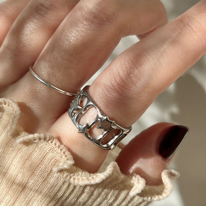 [ lux ring ] ring silver