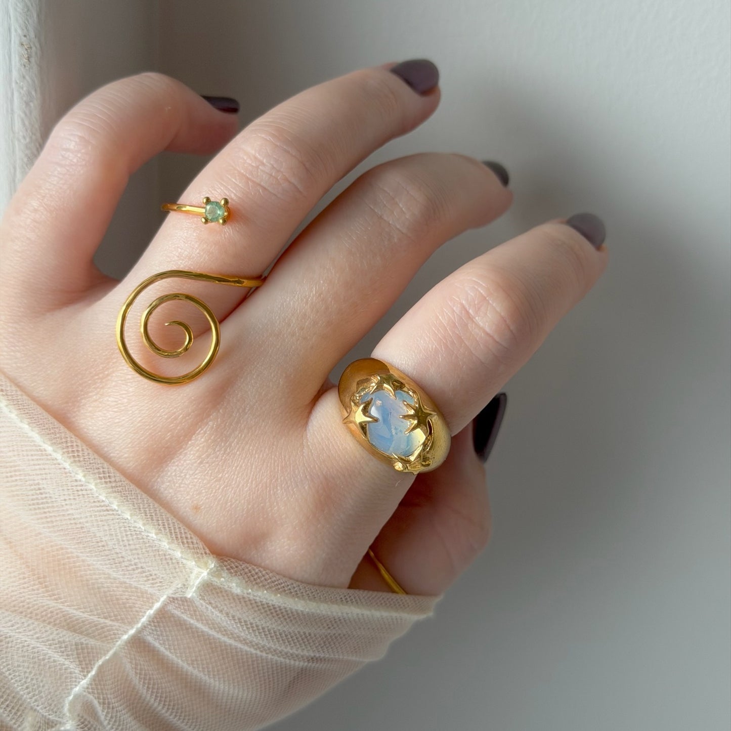[ dew ] twinkle ring gold