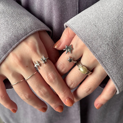 [ silver ] meteor [ free size ]