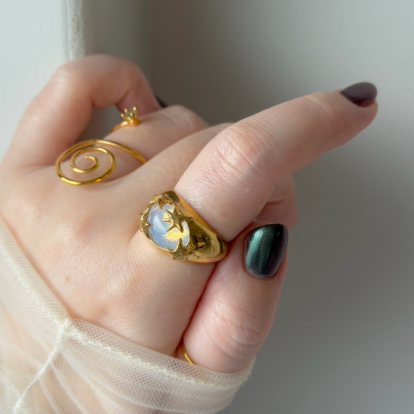 [ dew ] twinkle ring gold