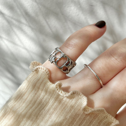 [ lux ring ] ring silver