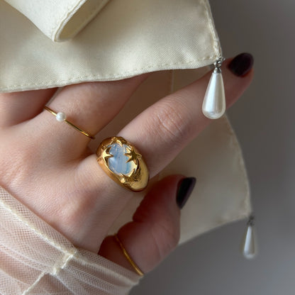 [ dew ] twinkle ring gold