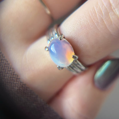[ vintage purple glass ] trois silver