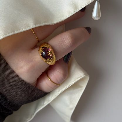 [ wine ] twinkle ring gold