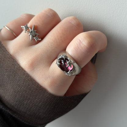 [ wine ] twinkle ring silver