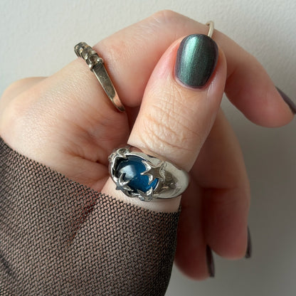 [ apatite ] twinkle ring silver