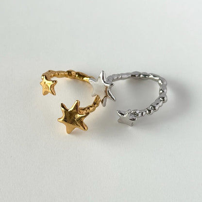 [ silver ] multiple star [ free size ]