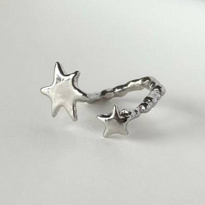 [ silver ] multiple star [ free size ]
