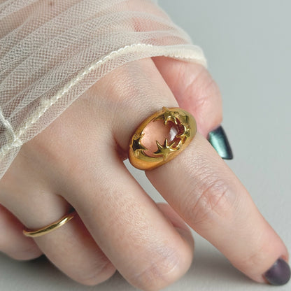 [ blush ] twinkle ring gold