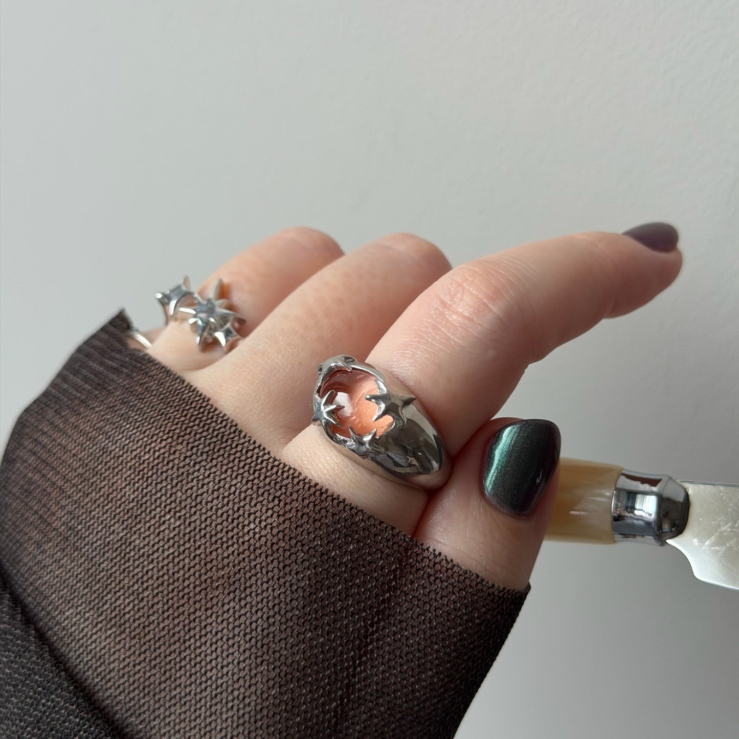 [ blush ] twinkle ring silver