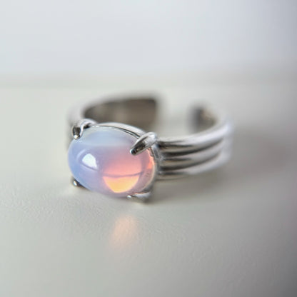 [ vintage purple glass ] trois silver