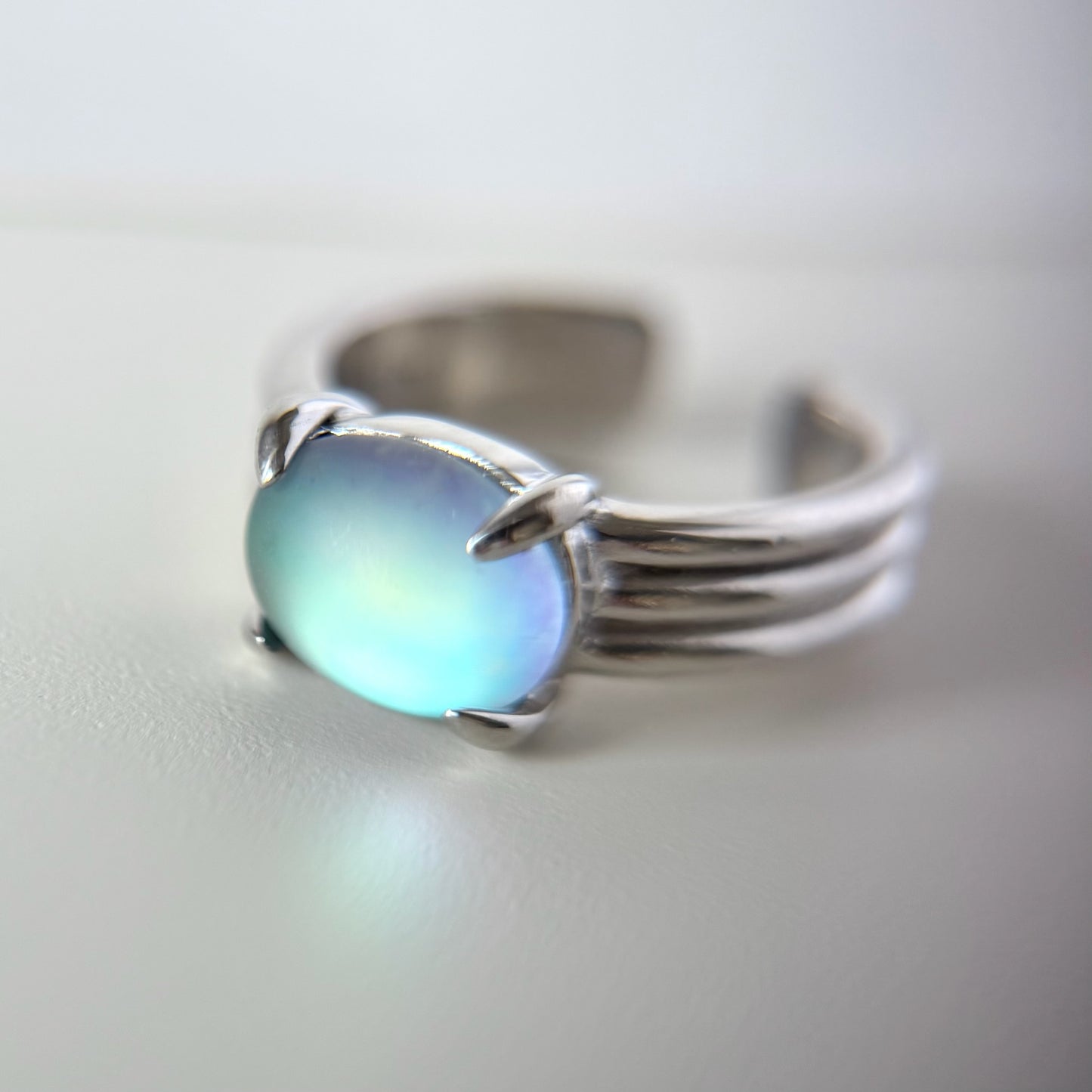 [ frost glass ] trois silver