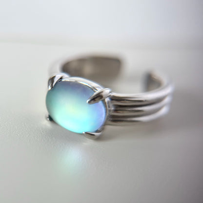 [ frost glass ] trois silver