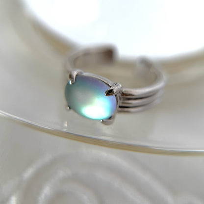[ frost glass ] trois silver