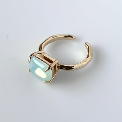 [ opal ] gem OCTAGON gold