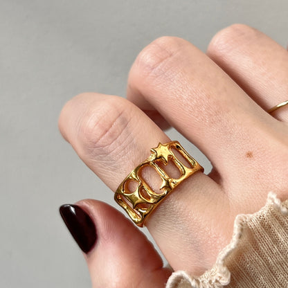 [ lux ring ] ring gold