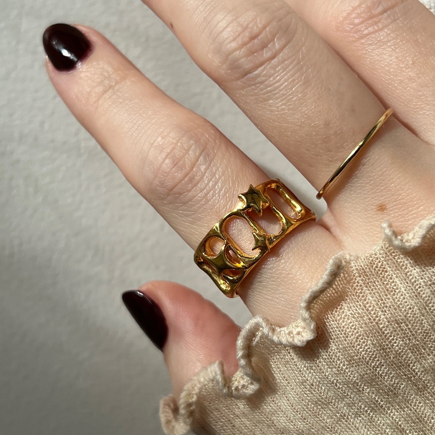 [ lux ring ] ring gold