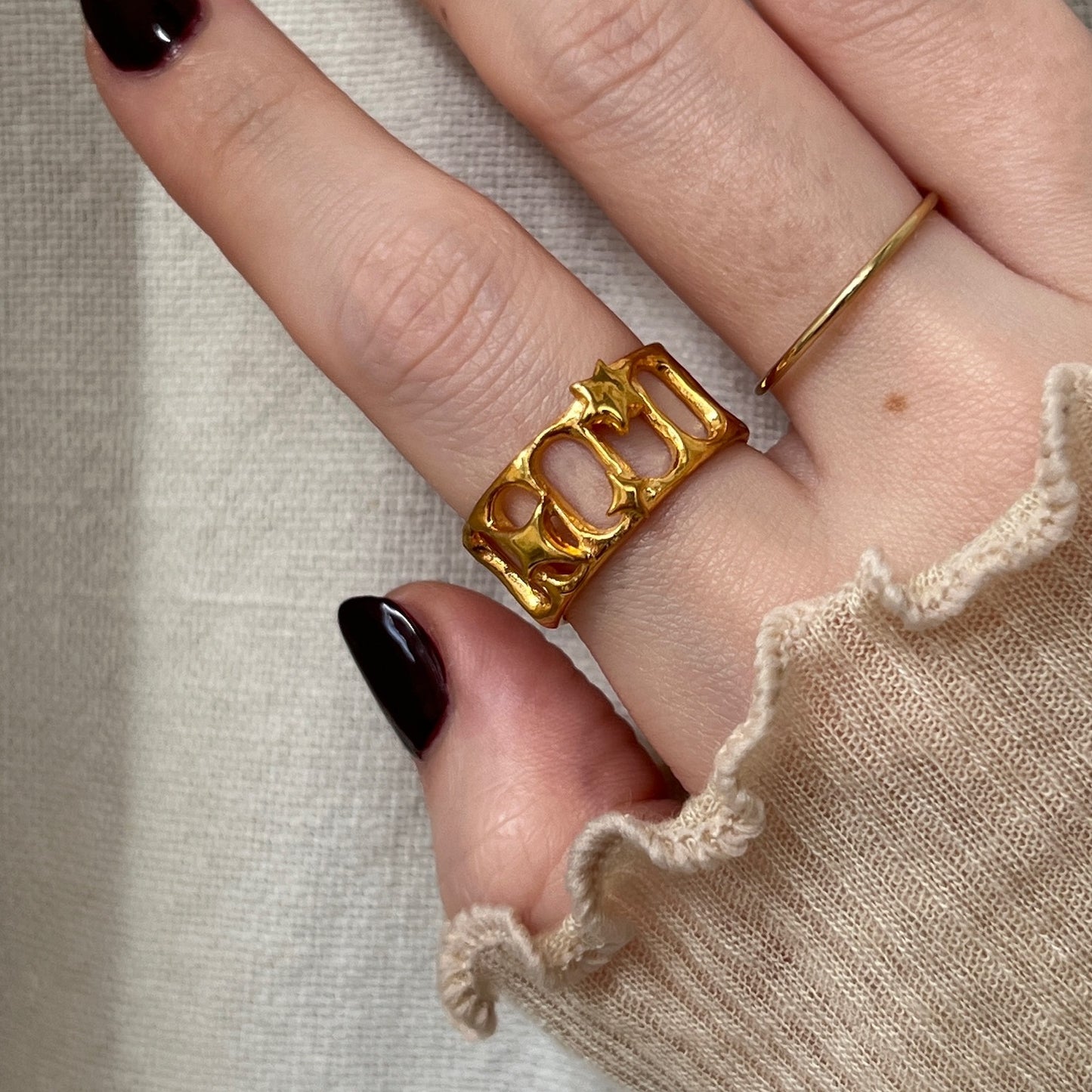 [ lux ring ] ring gold
