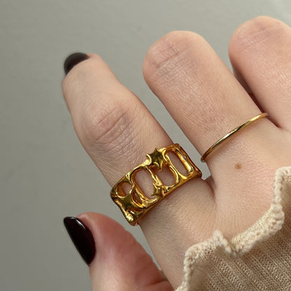 [ lux ring ] ring gold