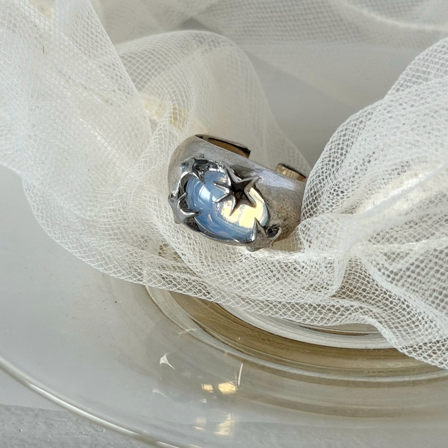 [ dew ] twinkle ring silver