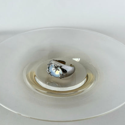 [ dew ] twinkle ring silver