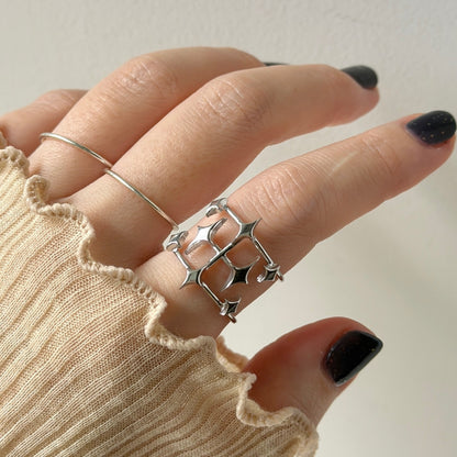 [ vitrum ] ring silver