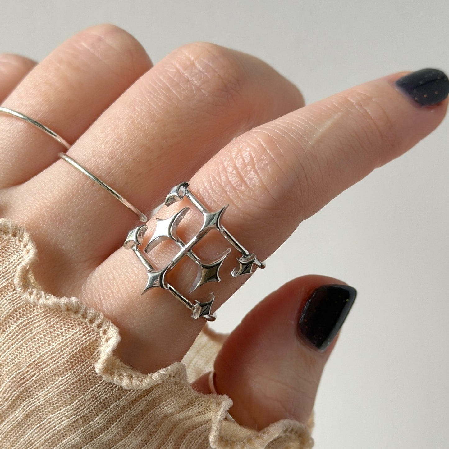 [ vitrum ] ring silver