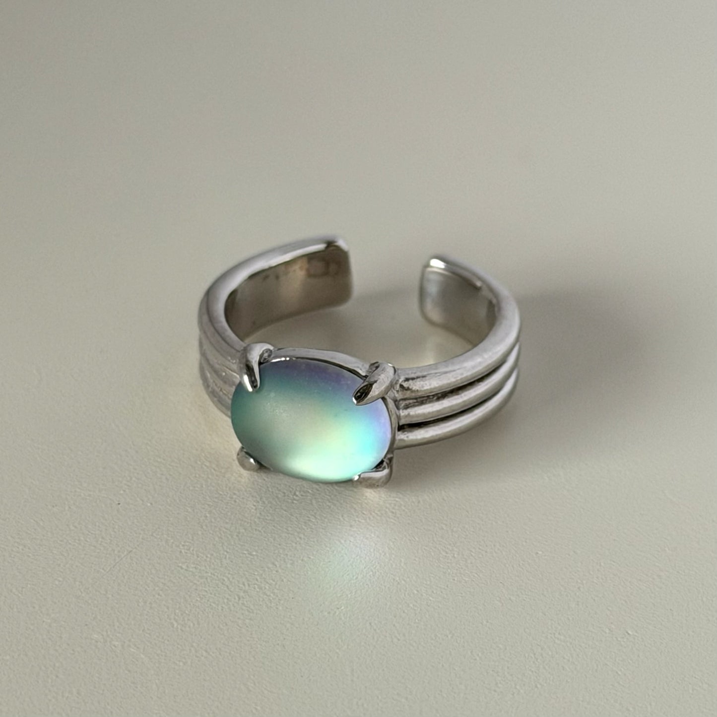 [ frost glass ] trois silver