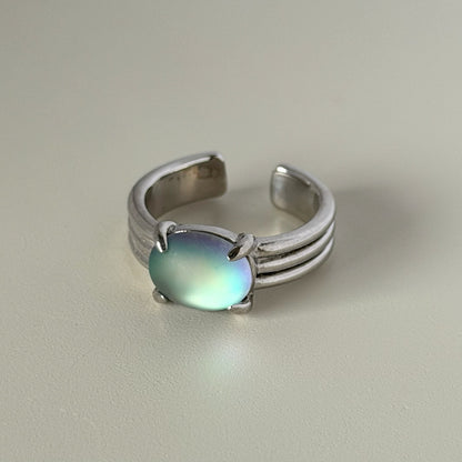 [ frost glass ] trois silver