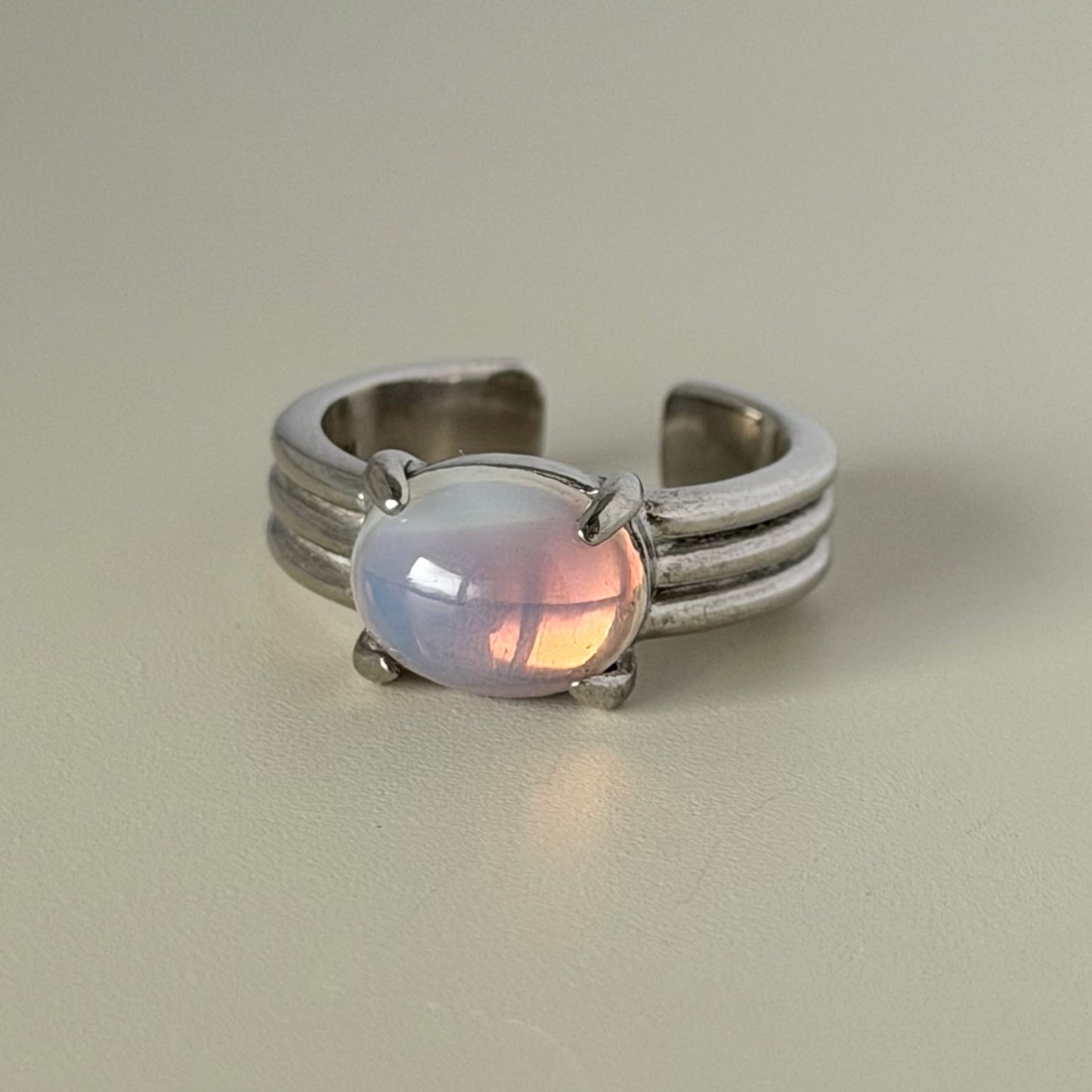 [ vintage purple glass ] trois silver