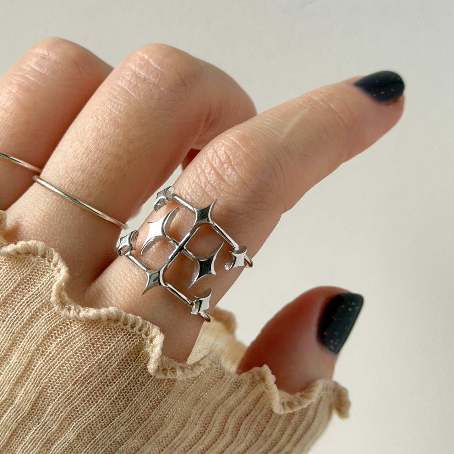 [ vitrum ] ring silver