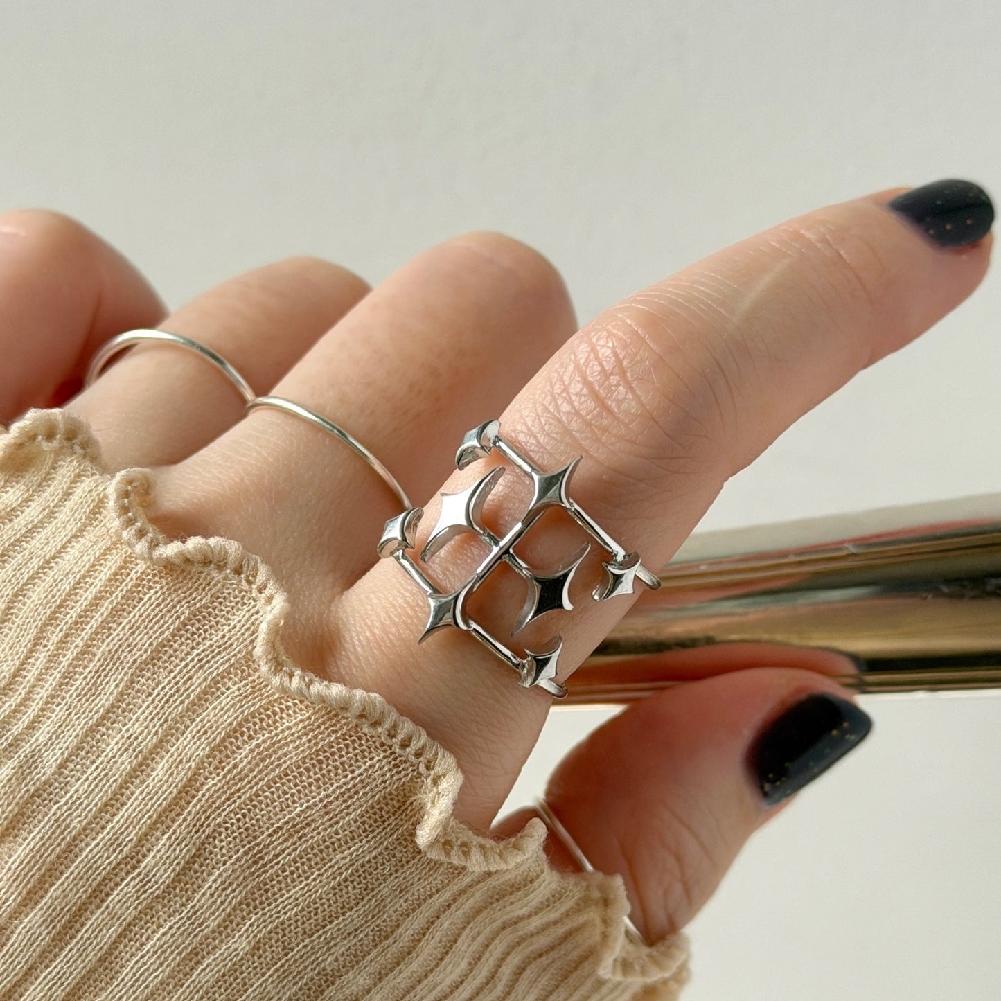 [ vitrum ] ring silver