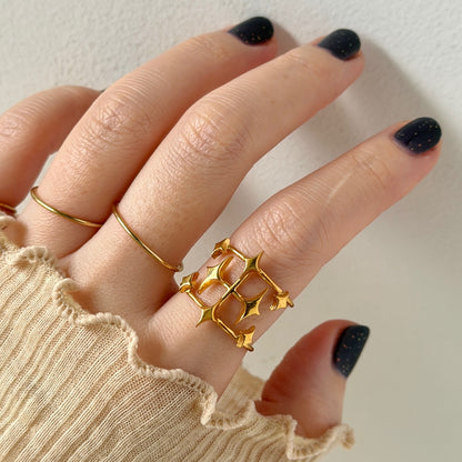 [ vitrum ] ring gold