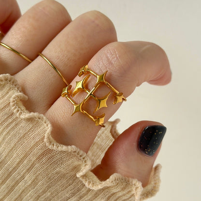 [ vitrum ] ring gold