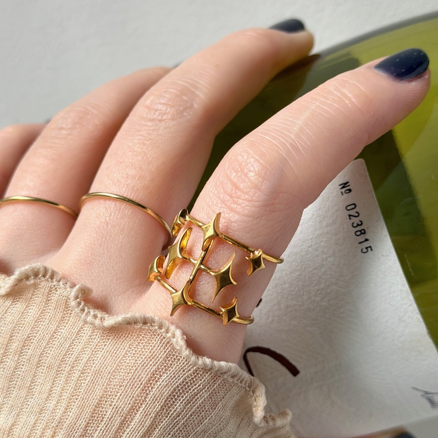 [ vitrum ] ring gold