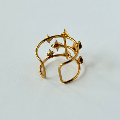 [ vitrum ] ring gold