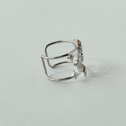 [ vitrum ] ring silver